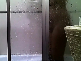 Curvy Indian Stepmom Spied Surrounding Put Emphasize Shower