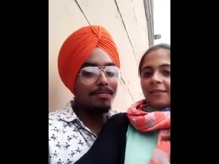Punjabi Clasp Kissing